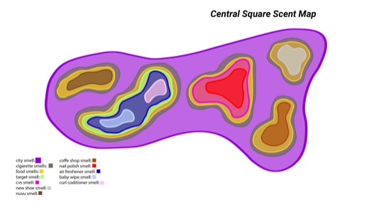 Central Square, by scent